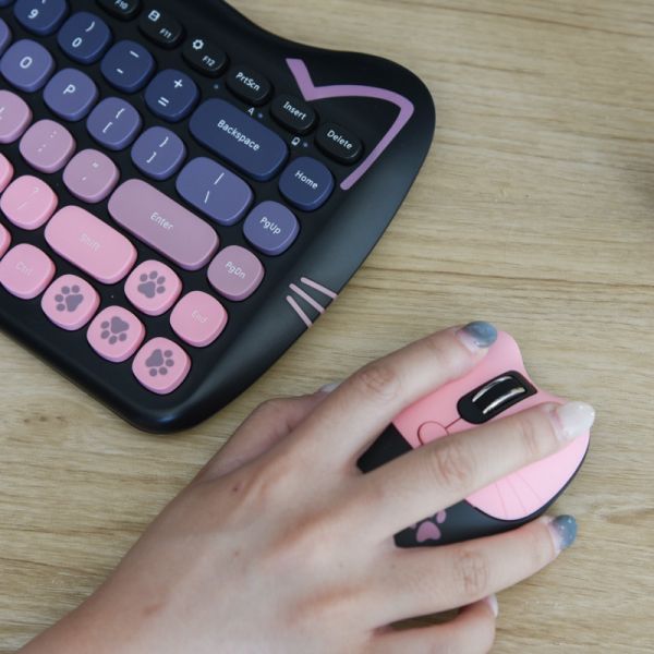 【上班族的小確幸】貓咪鍵盤滑鼠組 共四款 成本552