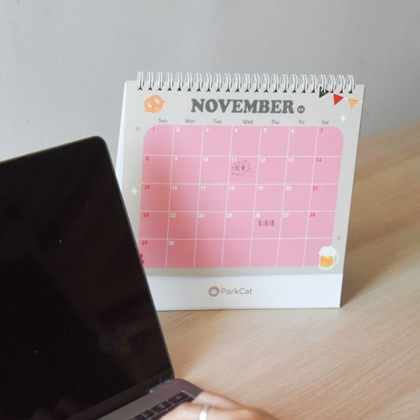 【全館贈品】2026貓樂園原創IP桌曆 