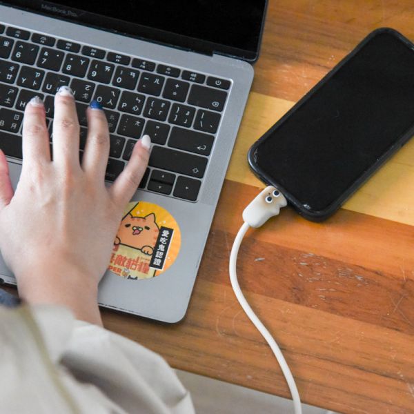 【快速回血充飽電】軟萌小貓快充數據線 