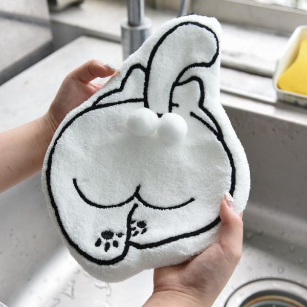 【搞怪又療癒】貓蛋蛋擦手巾 