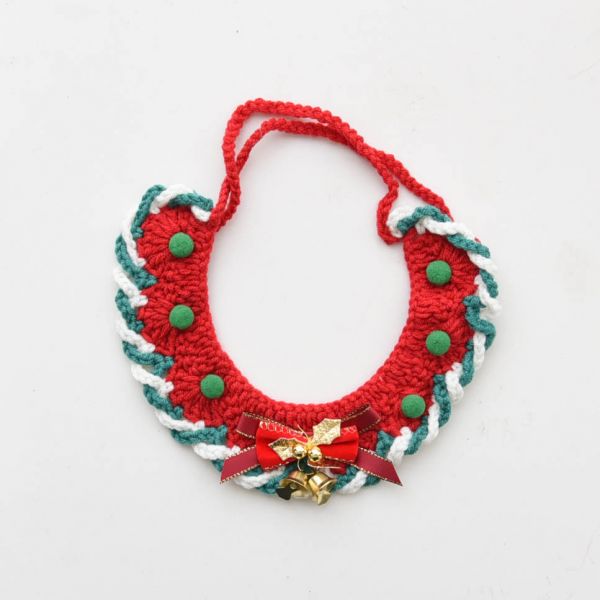 【注意！聖誕貓出沒】手工編織項圈 共105條
52組
會多一條