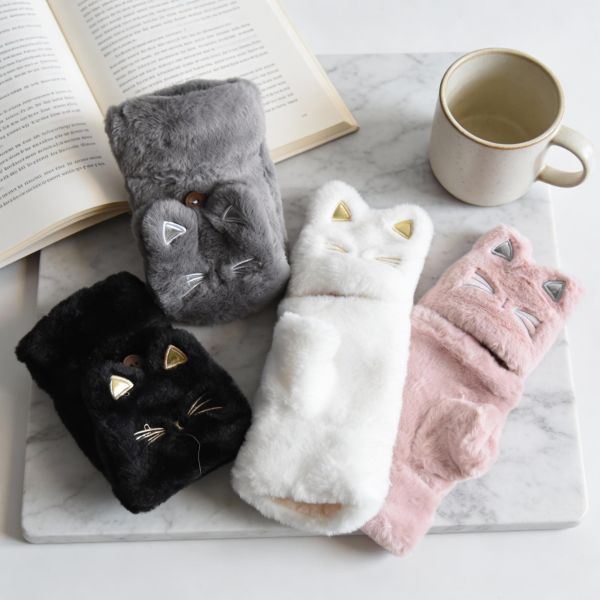 【貓系暖絨】軟絨貓加厚翻蓋手套 