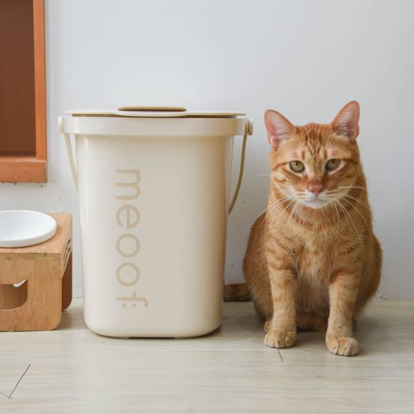 【活動贈品】meoof真空脆脆桶 飼料桶 