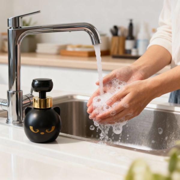 【肉球控必收】可愛貓掌泡沫皂液器 