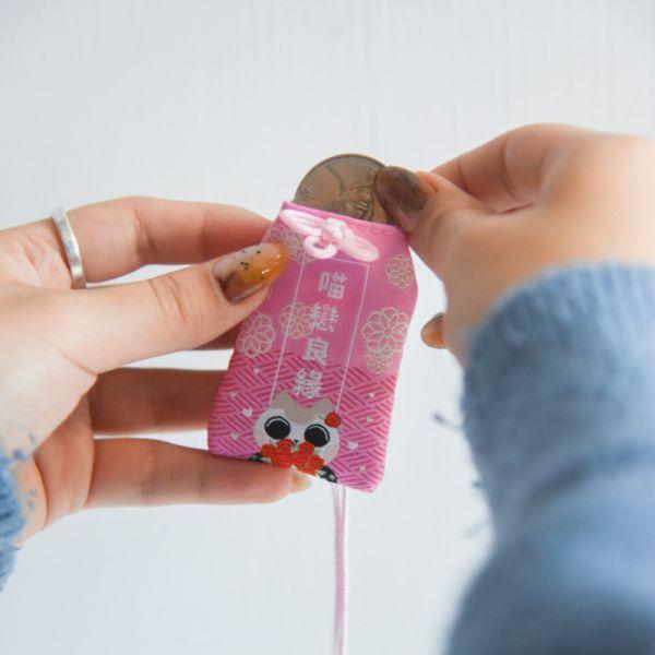 【過年期間限定贈品】日式和風貓樂園御守平安符 鑰匙圈 *全館滿額即送一個* 