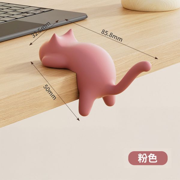 【桌邊小幫手】趴睡貓桌邊掛勾 