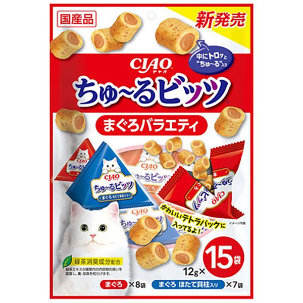 *限量販售* CIAO迷你夾心肉泥捲1包15入 