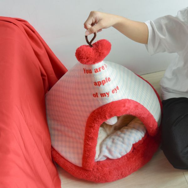 【四季都好眠】蘋果樹帳篷寵物貓窩 