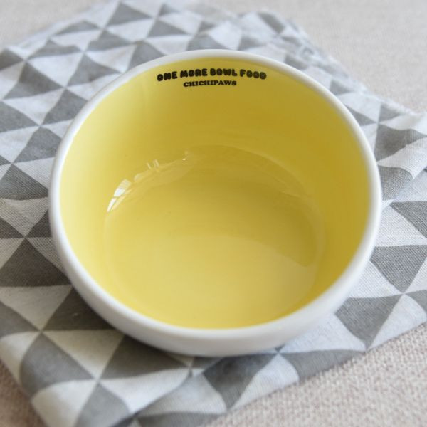 【主子用餐儀式感】奶油泡芙寵物陶瓷碗 寵物碗*顏色隨機* 