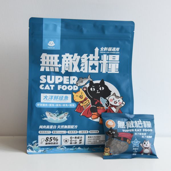ParkCat 無敵貓糧 大洋鮮極魚 試吃包 30gx3入 