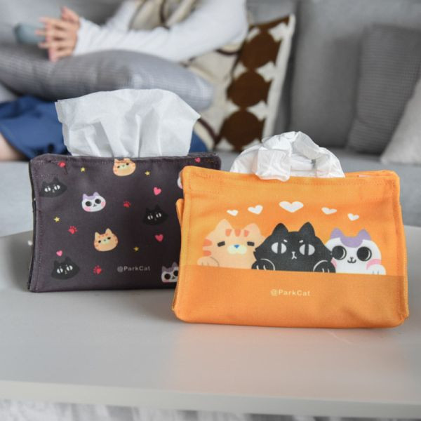 【把衛生紙變可愛】ParkCat貓樂園原創紙巾套 衛生紙套 共兩款 