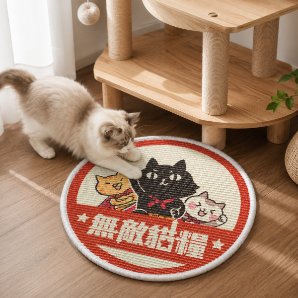 ParkCat貓樂園原創IP劍麻貓抓布 