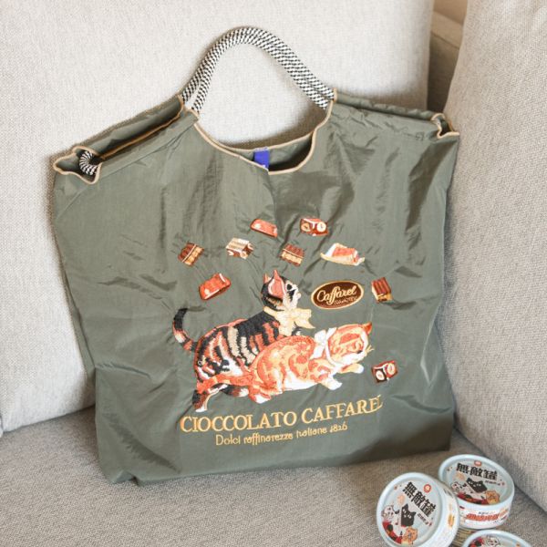 【貓系生活】刺繡貓咪環保購物袋 