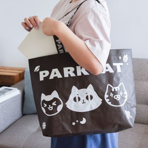 【帕克與他的小夥伴】ParkCat原創插畫環保購物袋 