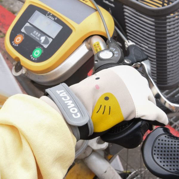 【貓奴保暖必備】可愛小貓加絨保暖防風手套 共兩款 