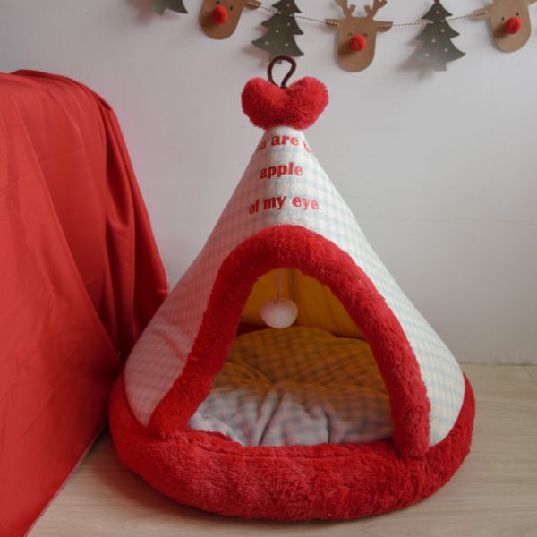 【四季都好眠】蘋果樹帳篷寵物貓窩 