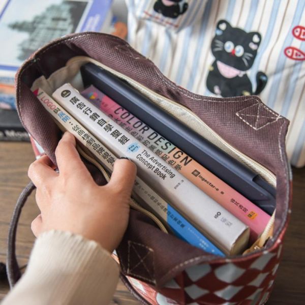 【大容量高CP值】高顏值可愛貓貓通勤托特包 附帶掛件 