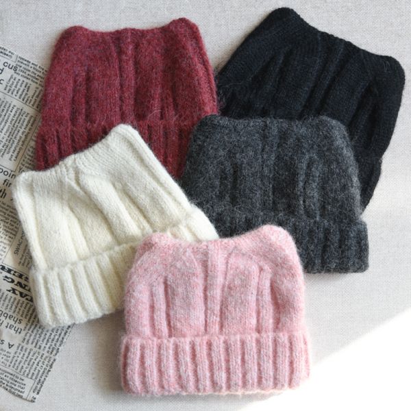 【戴上秒變主子同款】貓耳軟毛絨針織毛帽 