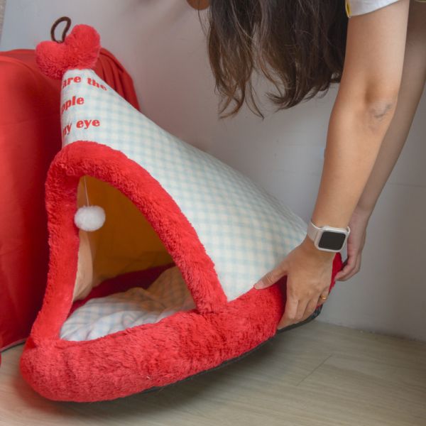 【四季都好眠】蘋果樹帳篷寵物貓窩 