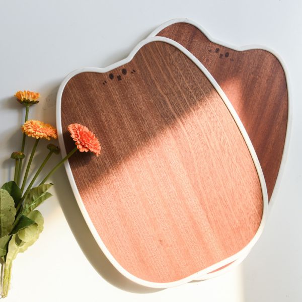 【抗菌防霉】貓耳烏檀木砧板 