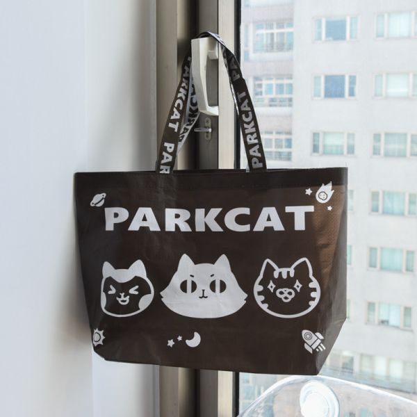 【帕克與他的小夥伴】ParkCat原創插畫環保購物袋 