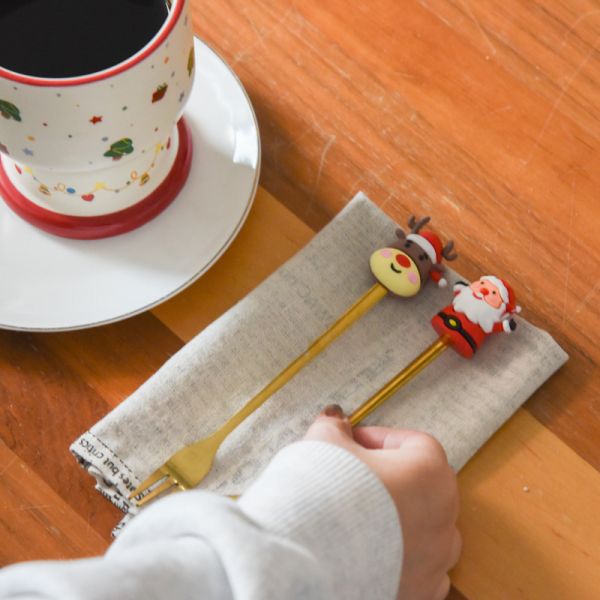 *極限量售完不補【聖誕限定】聖誕公仔叉勺組 