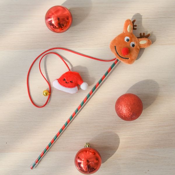 【主子聖誕禮物】聖誕限定逗貓棒 *全館滿額隨機送一支* 聖誕限定送完為止 