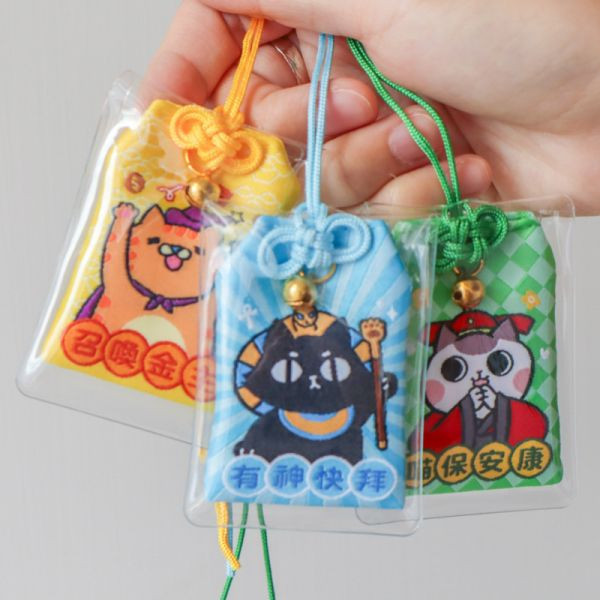 【帕克與他的小夥伴】ParkCat貓樂園原創御守平安符 *不限金額隨機送1個* 