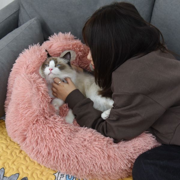 【軟到融化】雲朵絨貓掌寵物貓窩 
