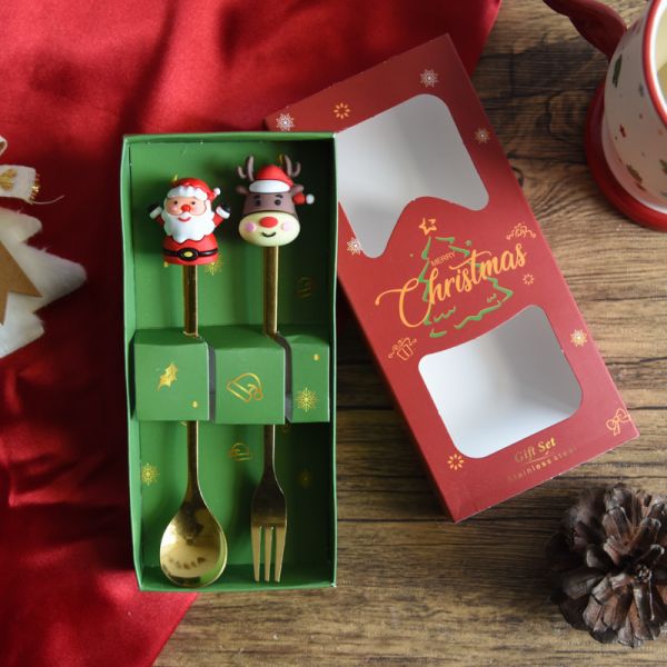 *極限量售完不補【聖誕限定】聖誕公仔叉勺組 