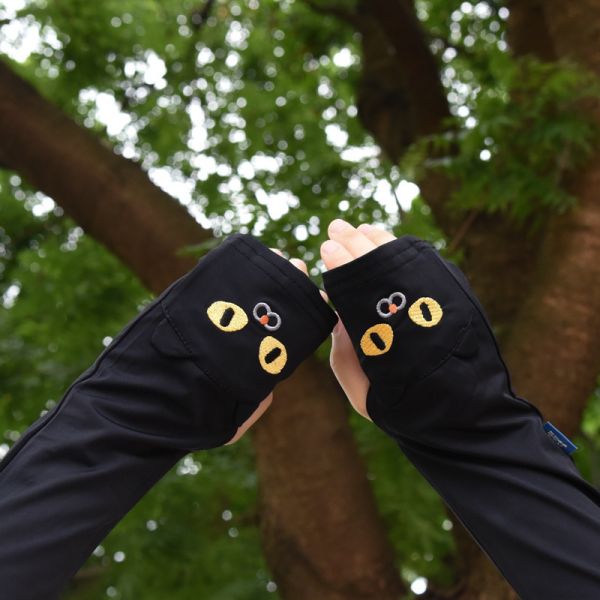 【貓貓幫你遮太陽】抱抱貓頭防曬袖套 共三色 
