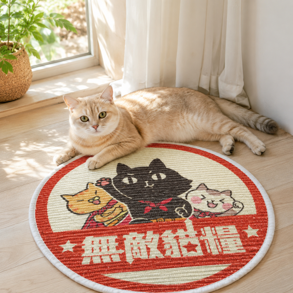 ParkCat貓樂園原創IP劍麻貓抓布 