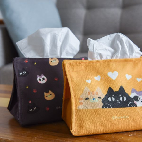 【把衛生紙變可愛】ParkCat貓樂園原創紙巾套 衛生紙套 共兩款 