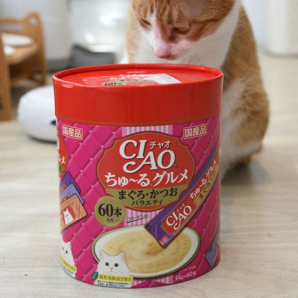 【限量超低價】日本CIAO60入肉泥桶 