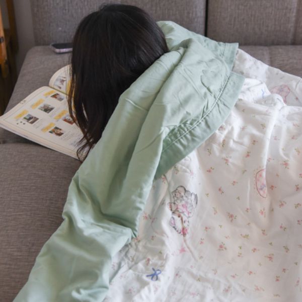 【喵夏輕涼被】A類母嬰級 可愛貓貓薄夏被 