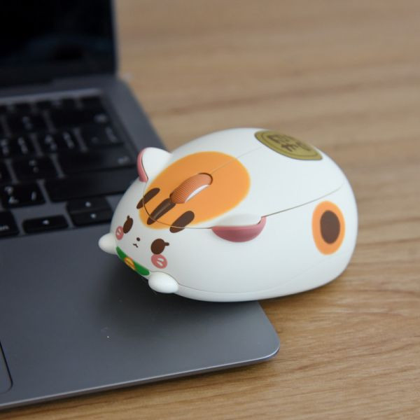【家電專區滿額贈】貓貓無線靜音滑鼠 共三款隨機出貨 