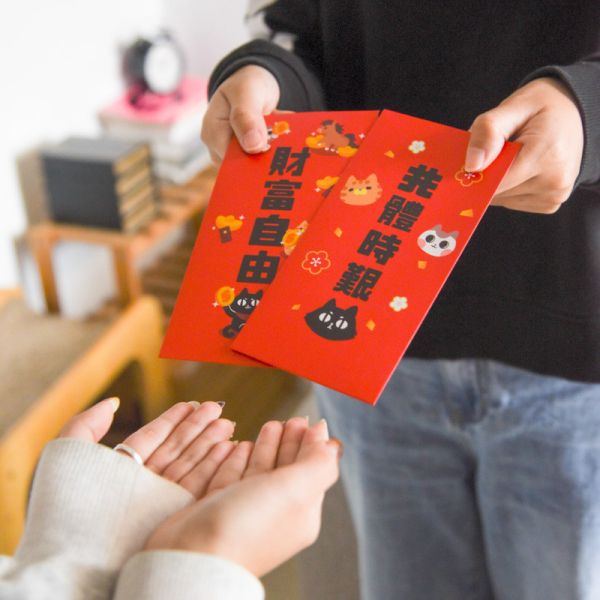 【馬上暴富】貓樂園原創IP馬年紅包袋 六入組 