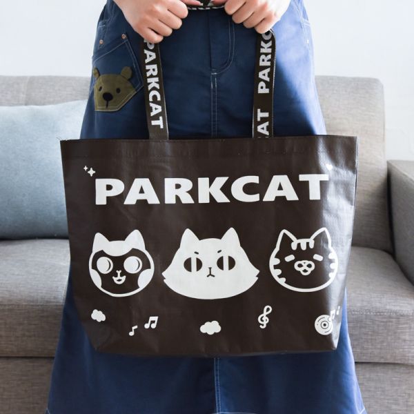 【帕克與他的小夥伴】ParkCat原創插畫環保購物袋 