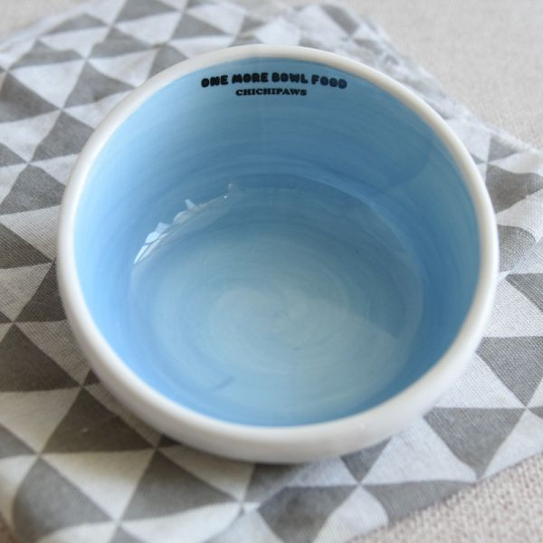 【主子用餐儀式感】奶油泡芙寵物陶瓷碗 寵物碗*顏色隨機* 