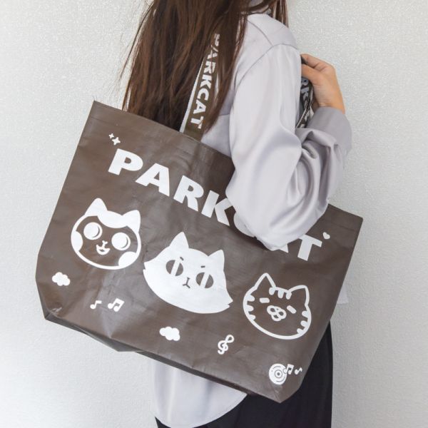 【帕克與他的小夥伴】ParkCat原創插畫環保購物袋 