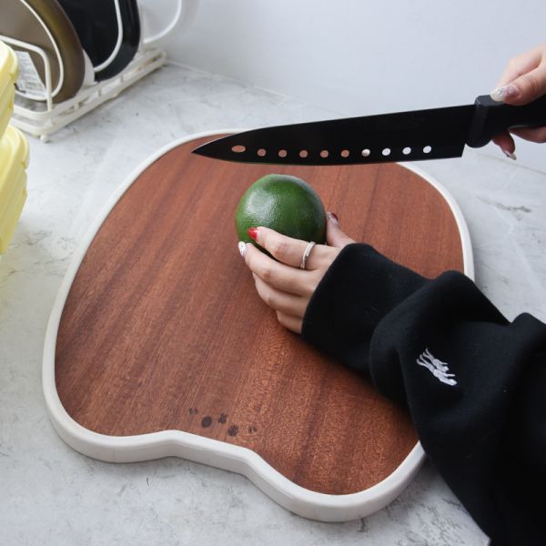 【抗菌防霉】貓耳烏檀木砧板 