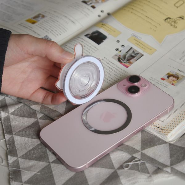 【屁屁來支援】翹屁股橘貓磁吸手機支架 