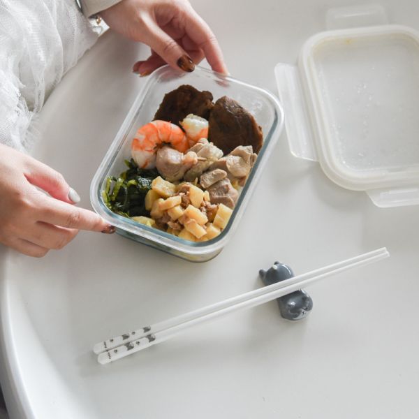 【餐餐都要儀式感】日式陶瓷貓咪環保筷架組 