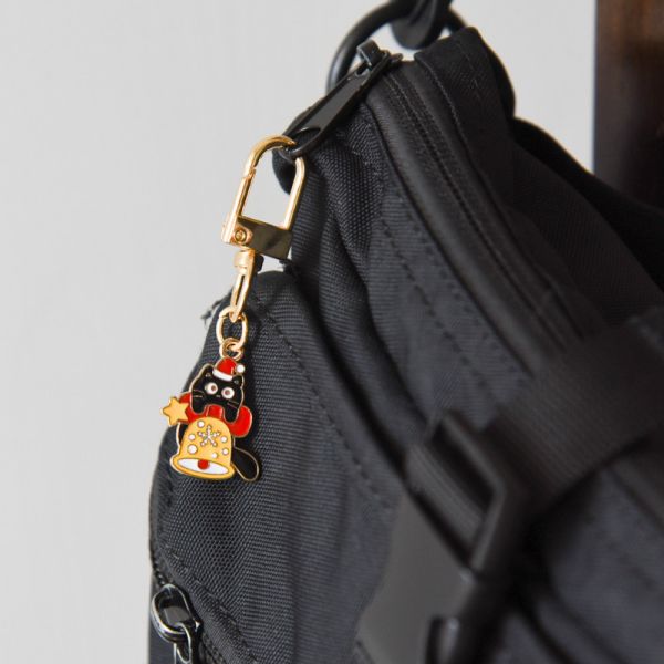 【聖誕節限定】快樂聖誕黑貓鑰匙扣 *全館滿額送隨機2個* 