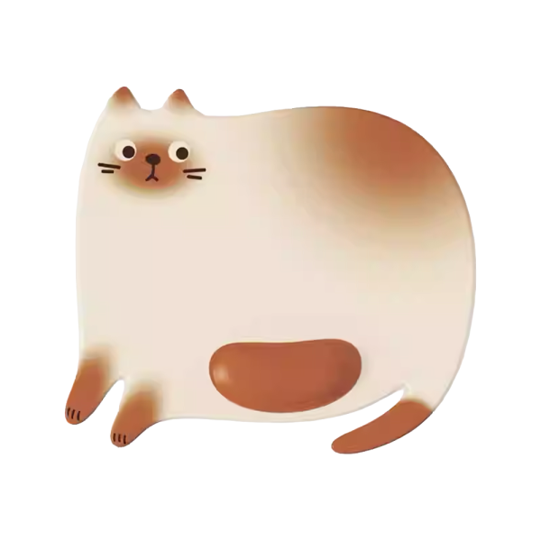 【手腕充滿多巴胺】可愛貓肚護腕滑鼠墊 (隨時可能斷貨要買要快!!) 