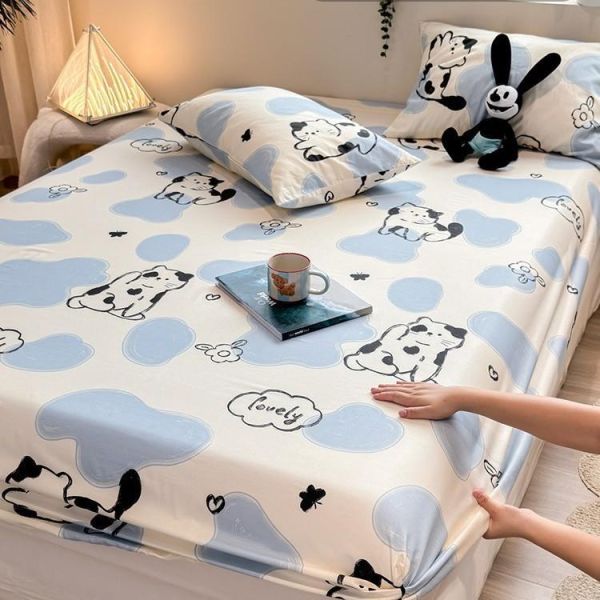 【一年四季好好睡】純棉喵喵系列床包三件套組 共三款 