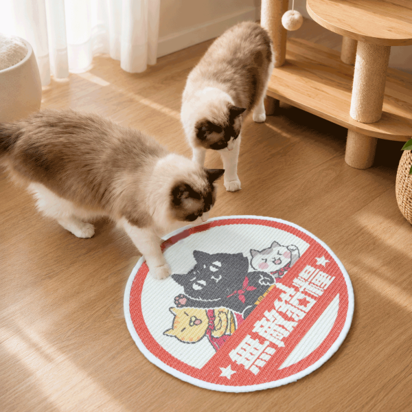 ParkCat貓樂園原創IP劍麻貓抓布 
