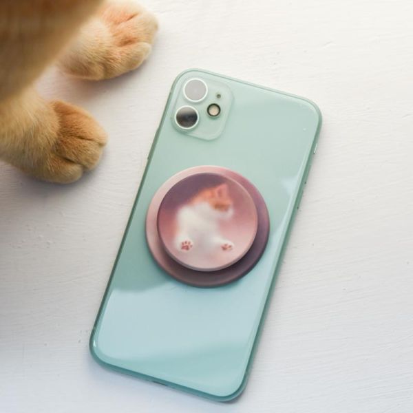 【質感貓系小物】霧面猫咪Magsafe磁吸手機支架 