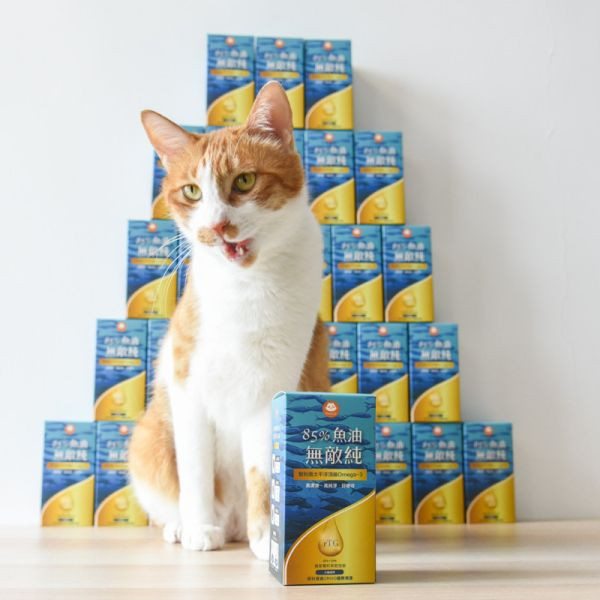 【活動贈品】ParkCat 85%無敵純 高濃度魚油 (兩罐) 寵物魚油,ParkCat保健品,無敵純,魚油,皮膚保建,心血管,眼睛保健,貓咪,狗狗,rTG,85%高濃度,毛孩魚油,小棕瓶,貓魚油,犬貓適用