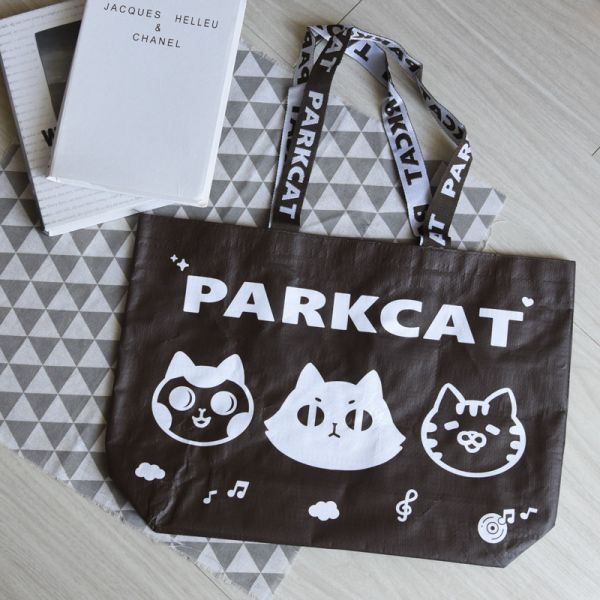 【帕克與他的小夥伴】ParkCat原創插畫環保購物袋 